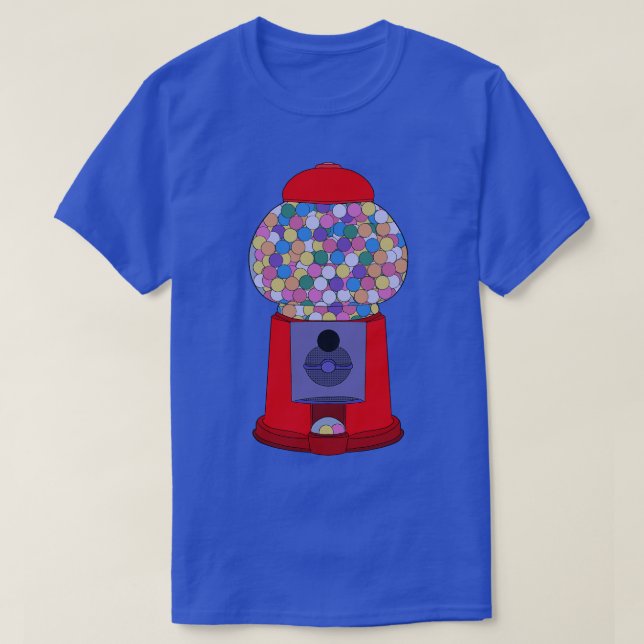 Camiseta Uma Máquina de Gumball Candi (Frente do Design)