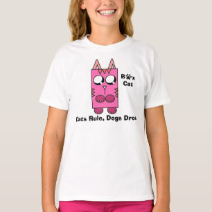 Camiseta Uma marca do gato da caixa - os gatos ordenam,