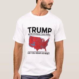 Camiseta Uma melhor cobertura do que o republicano Verizon