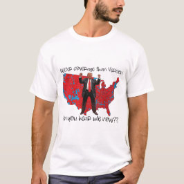 Camiseta Uma melhor cobertura do que o republicano Verizon