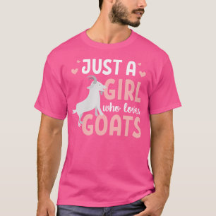 Camiseta Uma Menina Adora Caprinos