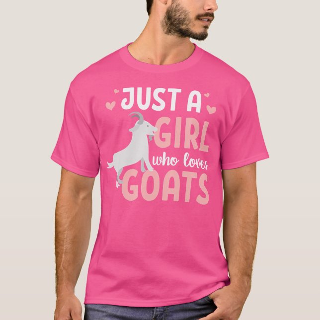 Camiseta Uma Menina Adora Caprinos (Frente)