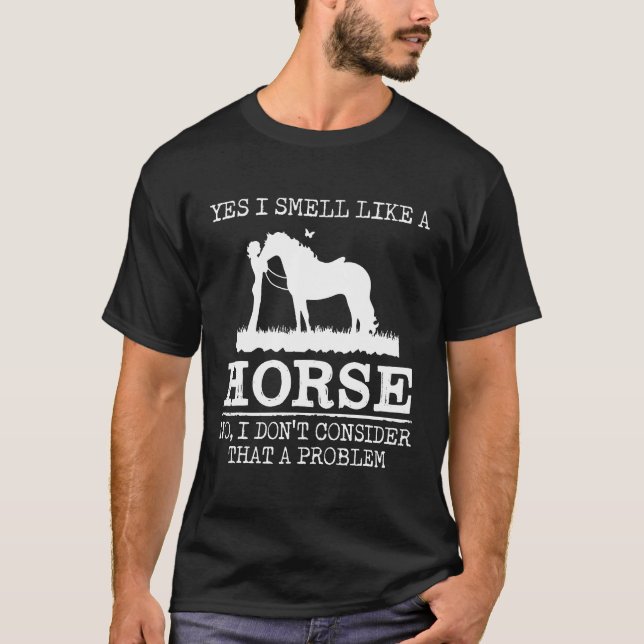 Camiseta Uma Menina Farmadora de Cavalos (Frente)