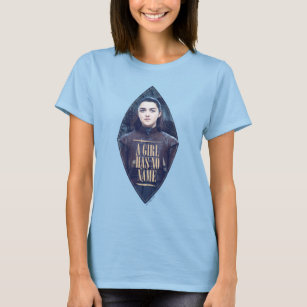 Camiseta "Uma Menina Não Tem Nome" Arya Stark Graphic