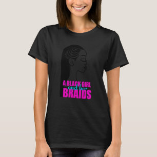 Camiseta Uma Menina Negra e Seus Braços Brancos