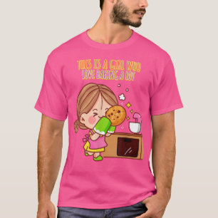 Camiseta Uma Menina Que Adora Fazer Uma Novidade Muito Engr