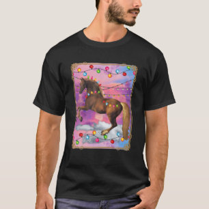 Camiseta Uma Menina Que Ama Cavalos No Natal Wes