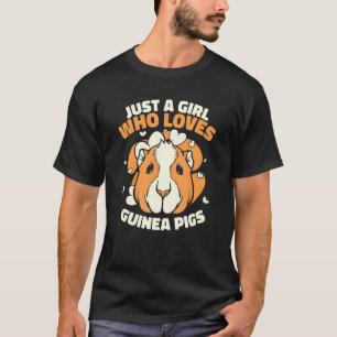 Camiseta Uma Menina Que Vive Guiné Pigra Guiné Pig