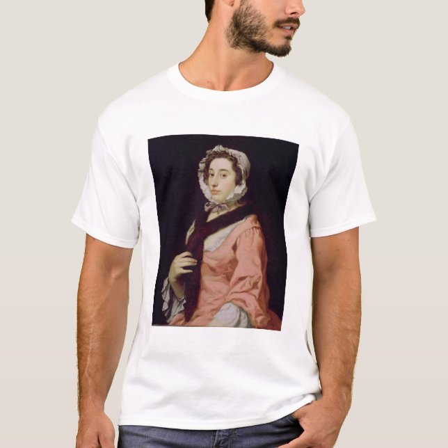 Camiseta Uma mulher desconhecida, chamada Peg Woffington (Frente)