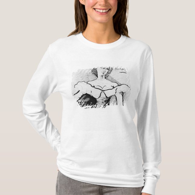 Camiseta Uma mulher para Asselineau (Frente)