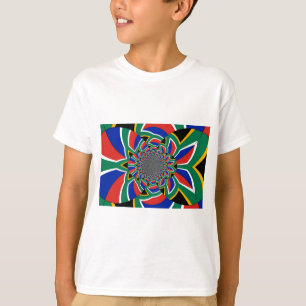 Camiseta Uma Nação Arco-Íris: Vibrante design da África do 