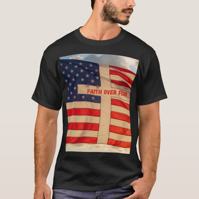 Camiseta Uma nação de fé  (Frente)