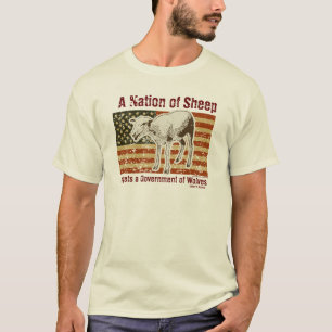 Camiseta Uma nação do t-shirt dos carneiros