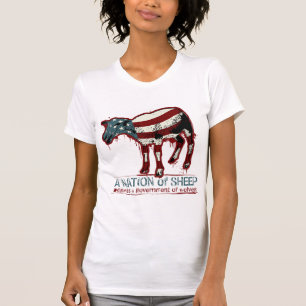 Camiseta Uma nação do t-shirt dos carneiros