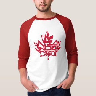 Camiseta Uma nação, sob Canadá
