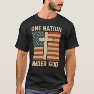 Camiseta Uma nação sob Deus