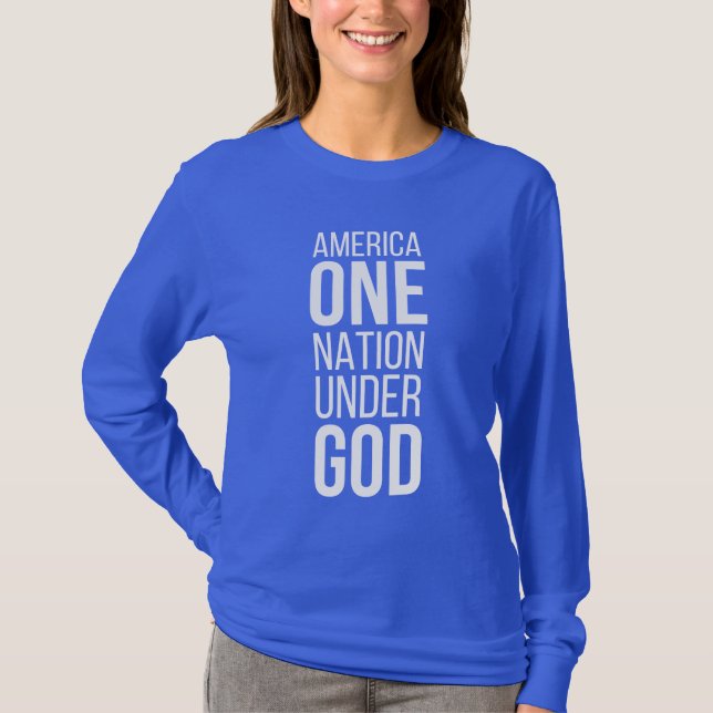 Camiseta Uma Nação Sob Deus (Frente)