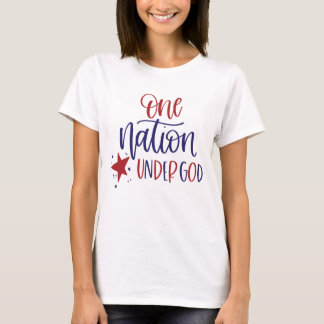 Camiseta Uma nação sob Deus