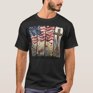 Camiseta Uma Nação Sob Deus 4 De Julho Jesus Patriótico