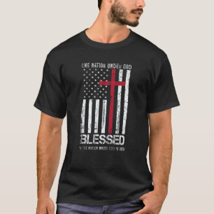 Camiseta Uma Nação Sob Deus Bandeira Americana Chris Patrió