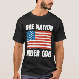 Camiseta Uma Nação Sob Deus Bandeira Americana Chris Patrió