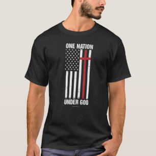 Camiseta Uma Nação Sob Deus, Bíblia Cristã Verso Religião