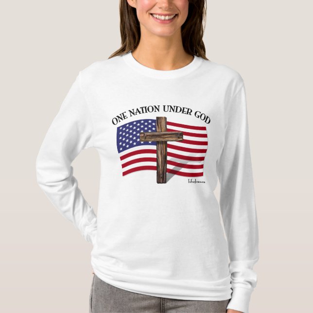 Camiseta Uma nação sob o deus (Frente)