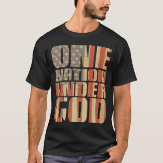 CAMISETA UMA NAÇÃO SOB O DEUS!