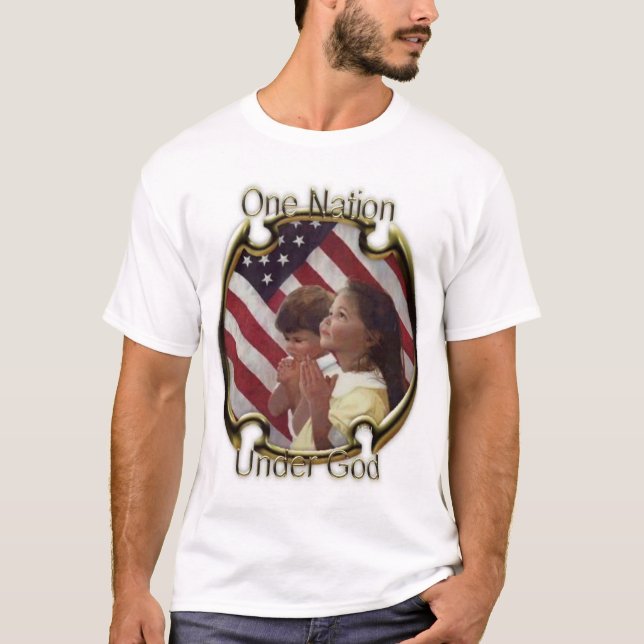 Camiseta Uma nação sob o deus (Frente)