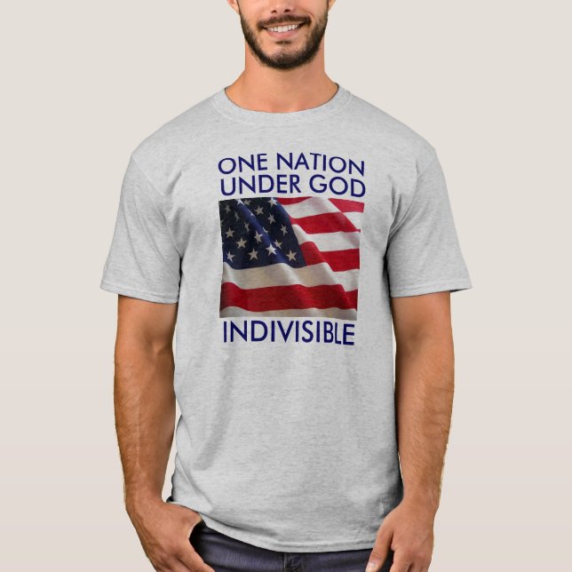 CAMISETA UMA NAÇÃO, SOB O DEUS, INDIVISÍVEL (Frente)
