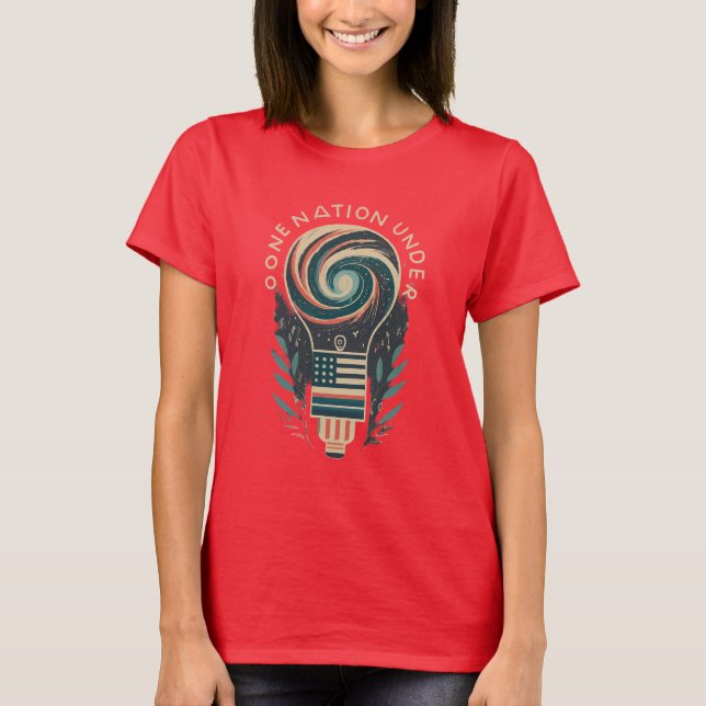 Camiseta UMA NAÇÃO SOB T-Shirt (Frente)