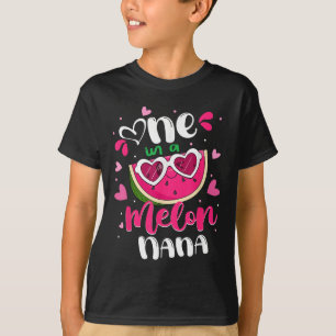 Camiseta Uma Nana de Melão Verão Família Melancia Dia das M