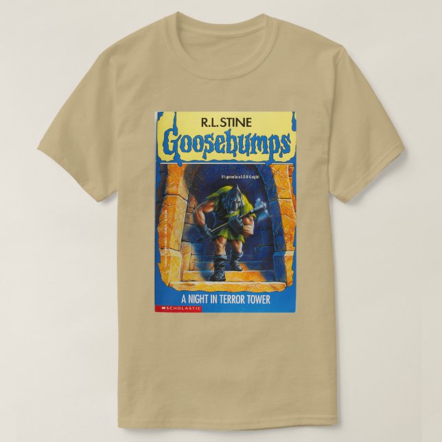 Camiseta Uma noite em torre de terror (Frente do Design)