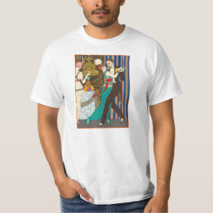 Camiseta Uma noite no t-shirt decadente do art deco de