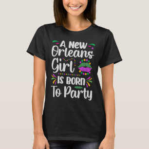 Camiseta Uma Nova Orleans É Nascer De Festejar Mardi Gras P