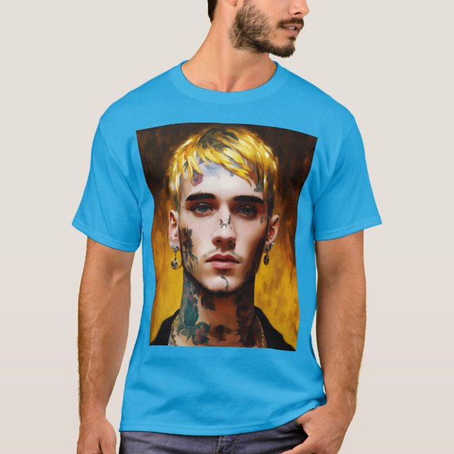 Camiseta Uma obra-prima tradicional de arte de tatuagem (Frente)