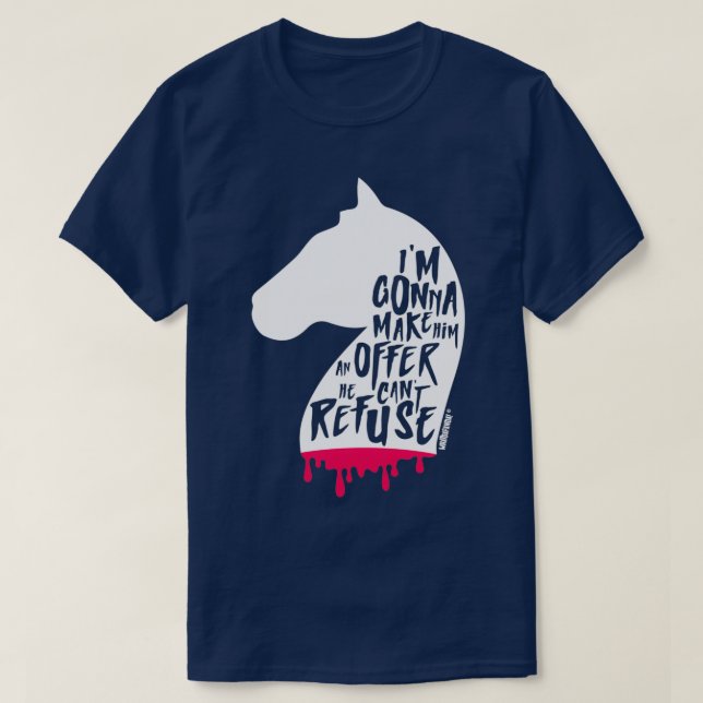 Camiseta Uma oferta que não pode recusar (Frente do Design)