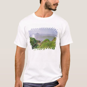 Camiseta Uma opinião Ailsa Craig e a ilha de Arran, 1860