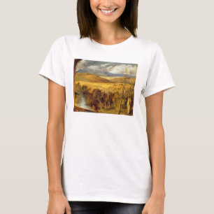 Camiseta Uma paisagem das montanhas, c.1825-35 (óleo a