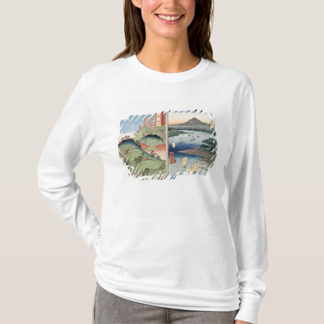Camiseta Uma paisagem e um seascape (Frente)