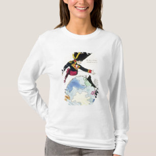 Camiseta Uma parada a um passo sobre o globo, 1803