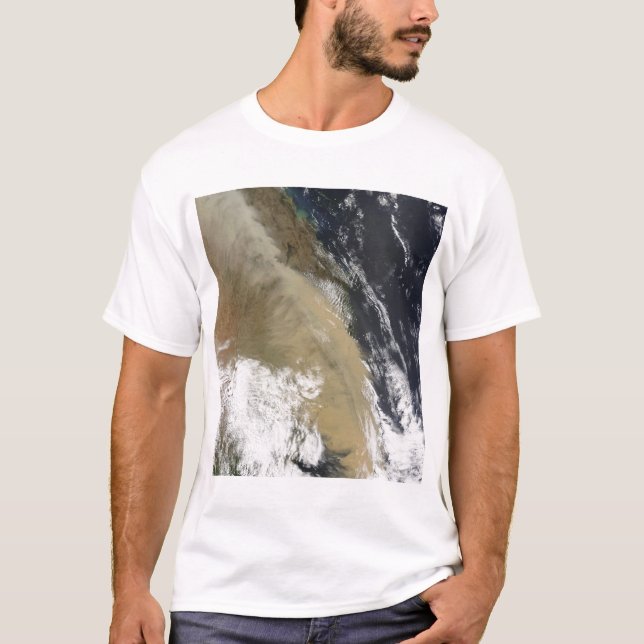 Camiseta Uma parede de poeira esticada do norte Queensla (Frente)