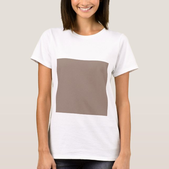 Camiseta uma parede marrom com um relógio (Frente)