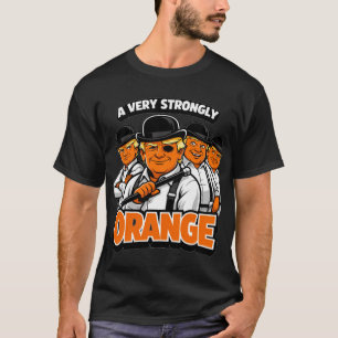 Camiseta Uma Paródia de Desenho de Trump Muito Fortemente L