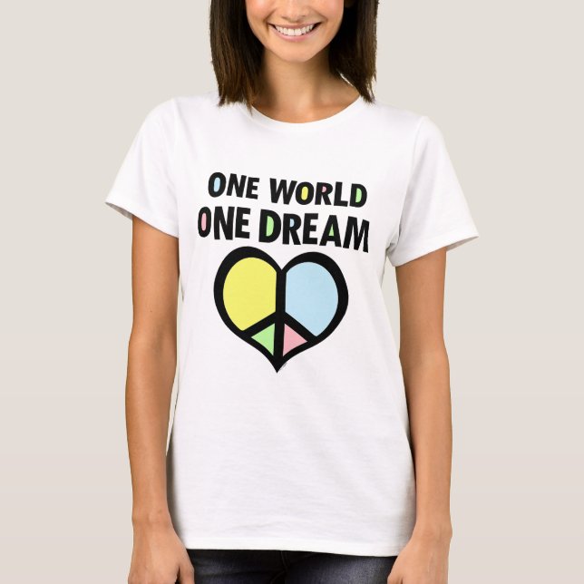 Camiseta Uma Paz Mundial (Frente)