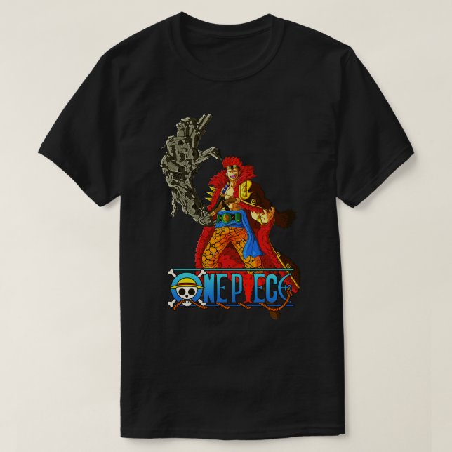 Camiseta Uma Peça Capitão Kidd (Frente do Design)