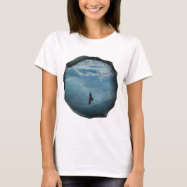 Camiseta Uma Peça Surreal De Teto Gráfico Do Céu