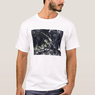 Camiseta Uma pena vulcânica do caldera de Rabaul