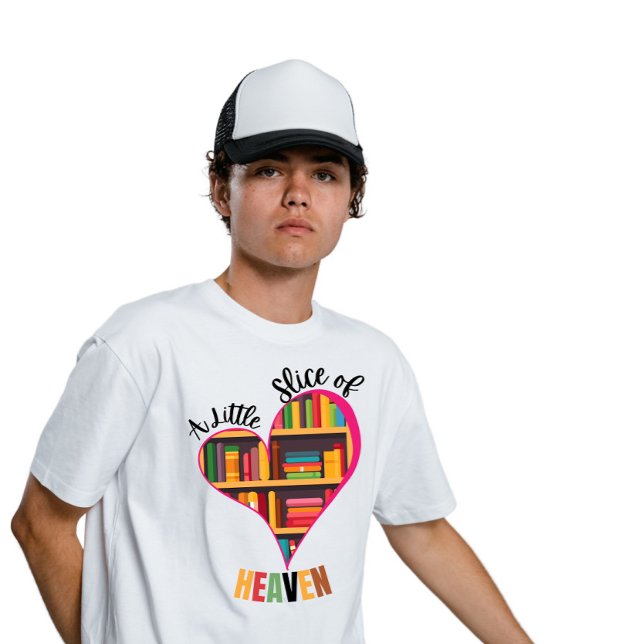 Camiseta Uma pequena fatia do céu - Semana da Biblioteca Na (Criador carregado)