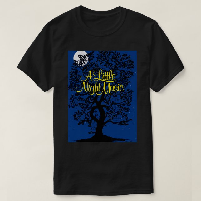 Camiseta uma pequena música noturna (Frente do Design)